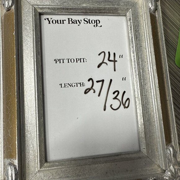 Chicos Women's‎ Top Size XL Blue Textured Stretch Asymmetrical Hem Side Slit - Picture 7 of 8